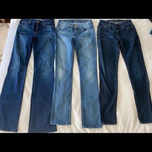 7 for all Mankind jeans - 3 pair